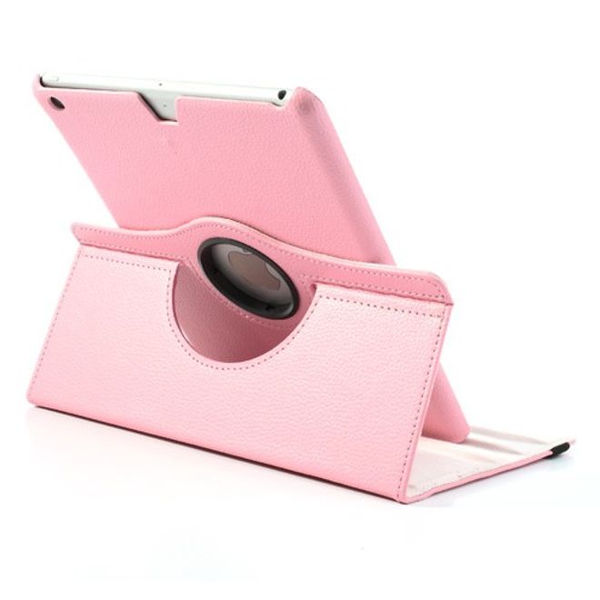 iPad Air Schutzhülle - Bookcover aus Kunstleder - 360° Rotationsmöglichkeit - rosa