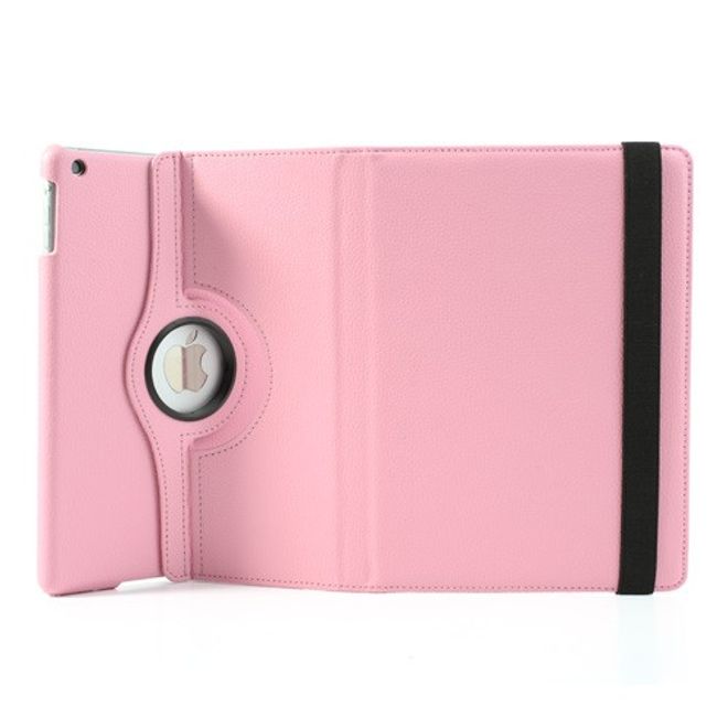 iPad Air Schutzhülle - Bookcover aus Kunstleder - 360° Rotationsmöglichkeit - rosa