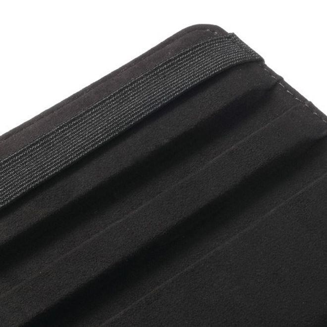 Étui de protection pour iPad Mini 1/2/3 - Couverture en similicuir - Rotation à 360° - Noir
