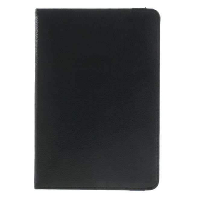 Étui de protection pour iPad Mini 1/2/3 - Couverture en similicuir - Rotation à 360° - Noir