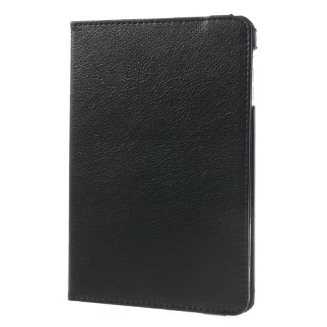 Étui de protection pour iPad Mini 1/2/3 - Couverture en similicuir - Rotation à 360° - Noir