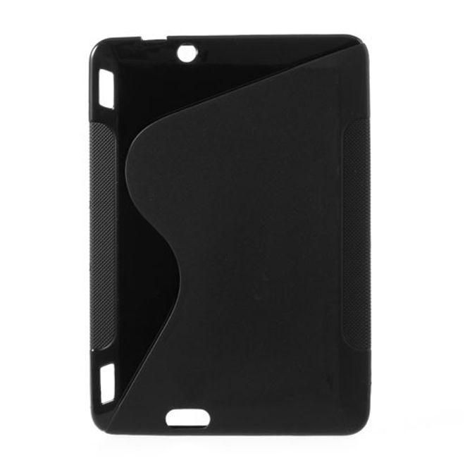 Amazon Kindle Fire HDX 7 Elastisches, rutschfestes Plastik Case S-Curve - schwarz