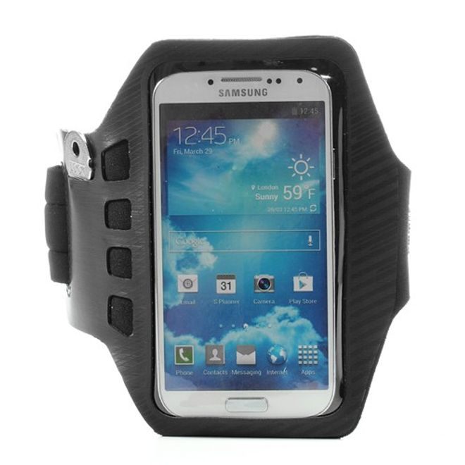 Sport Armband Case fürs Samsung Galaxy S4 - schwarz