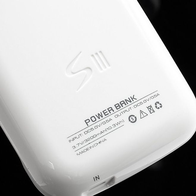 Samsung Galaxy S3 Akku Case 3200mAh mit Standfunktion - weiss