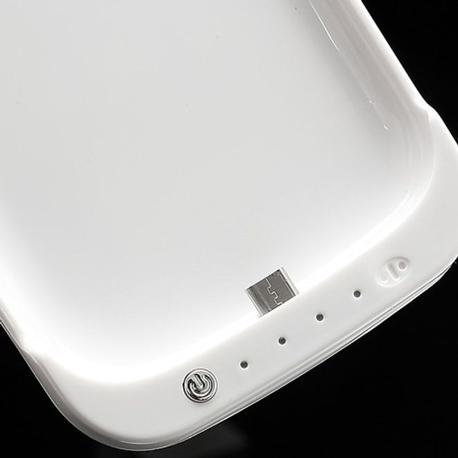 Samsung Galaxy S3 Akku Case 3200mAh mit Standfunktion - weiss