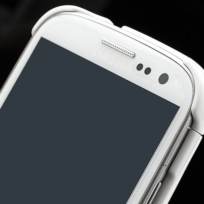 Samsung Galaxy S3 Akku Case 3200mAh mit Standfunktion - weiss