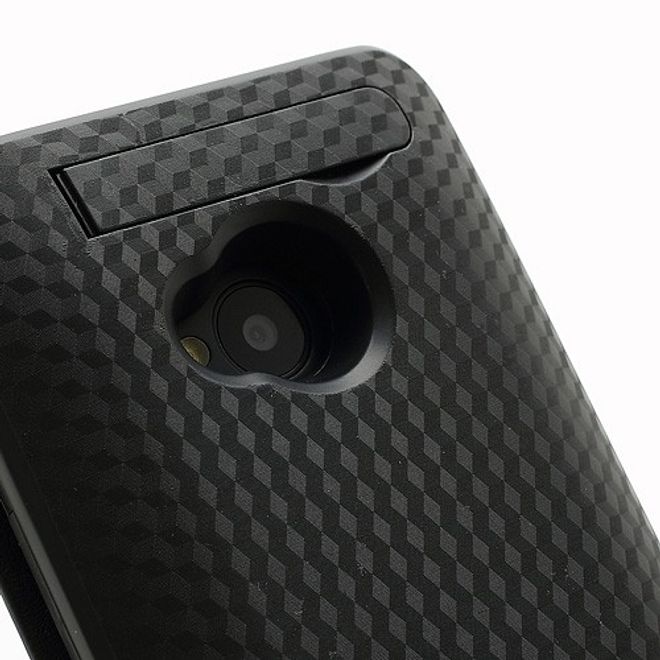 HTC One Texturiertes Batterie Case 3800mAh - schwarz