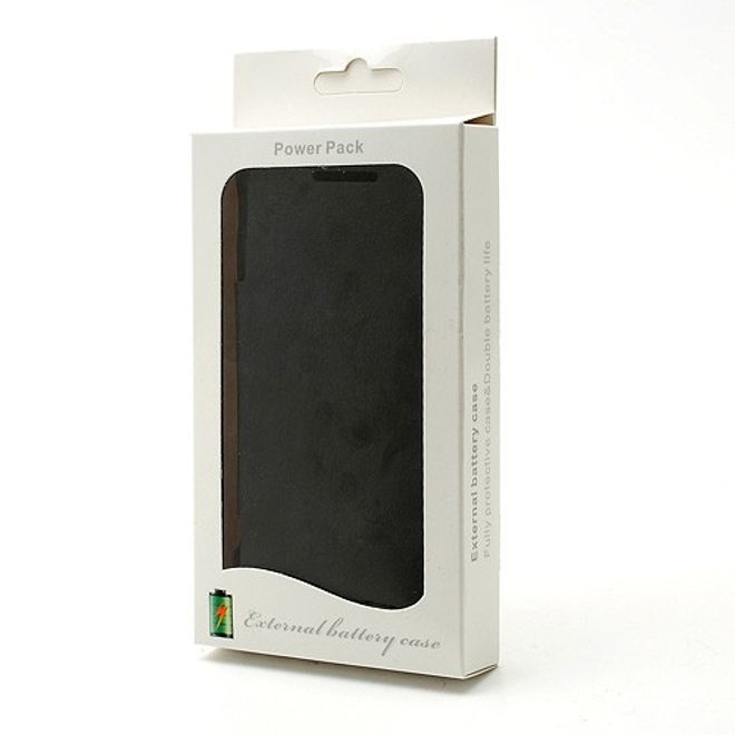 HTC One Texturiertes Batterie Case 3800mAh - schwarz