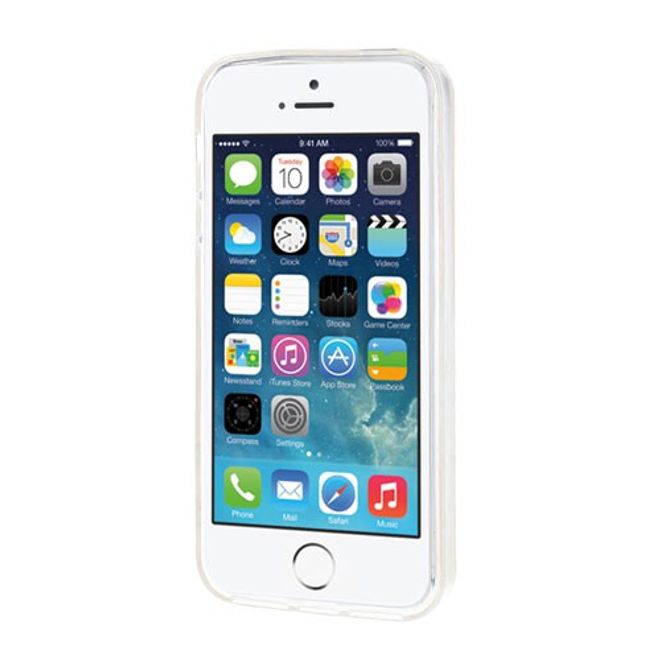 iPhone SE/5S/5 Elastic Plastic Case with Woman with Finger in Mouth