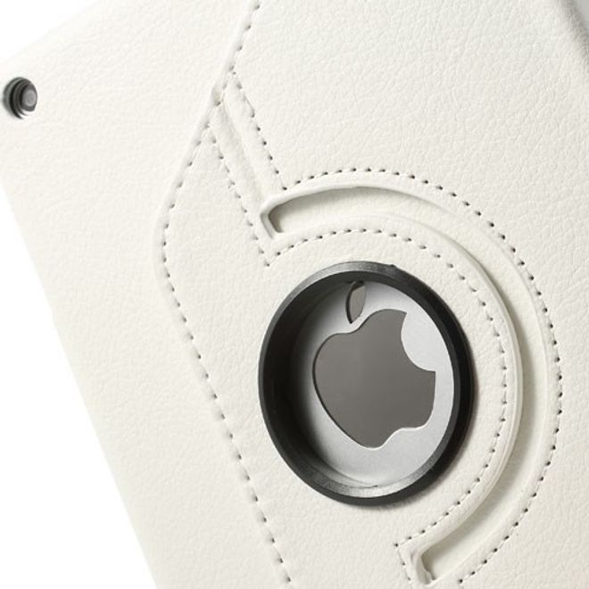 iPad Mini 1/2/3 Smart Leather Case 360° rotatable with stand function - white
