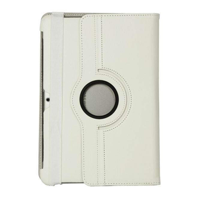 Samsung Galaxy Tab 2 10.1 Leder Case 360° rotierbar mit Standfunktion - weiss
