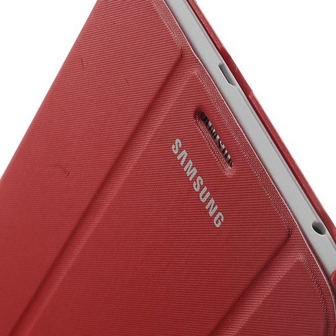Samsung Galaxy Tab 3 7.0 Lite Faltbares Leder Cover - rot