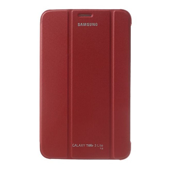 Samsung Galaxy Tab 3 7.0 Lite Faltbares Leder Cover - rot
