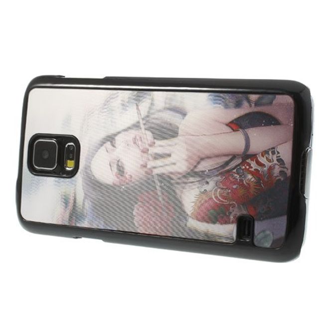 Samsung Galaxy S5 3D Effekt Plastik Case mit sexy Girl