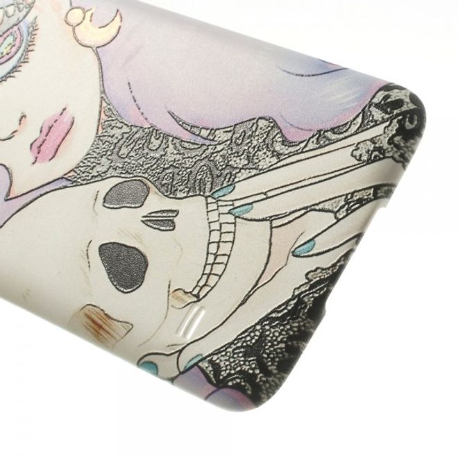 Samsung Galaxy S5 Backcover Süsses Girl und Totenkopf