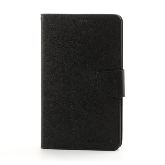 Goospery - Samsung Galaxy Tab 3 7.0 Hülle - Tablet Bookcover - Fancy Diary Series - schwarz