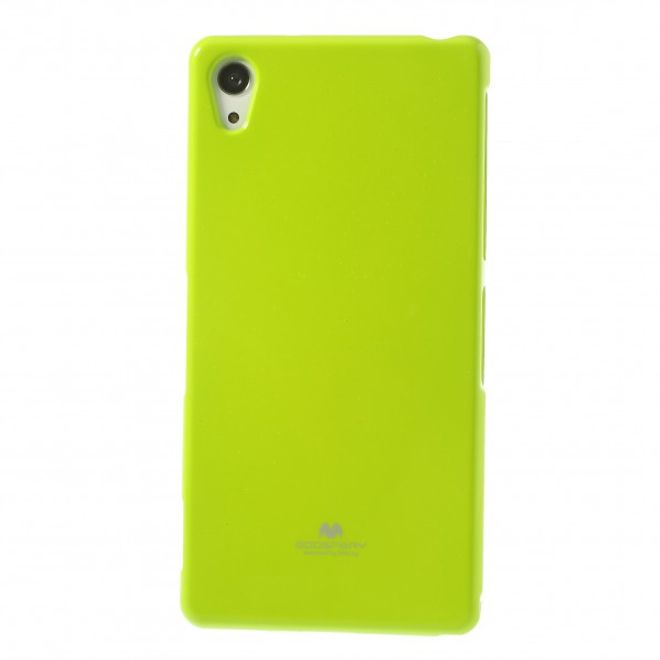 Goospery - Sony Xperia Z2 Handy Hülle - TPU Soft Case - Pearl Jelly Series - lime