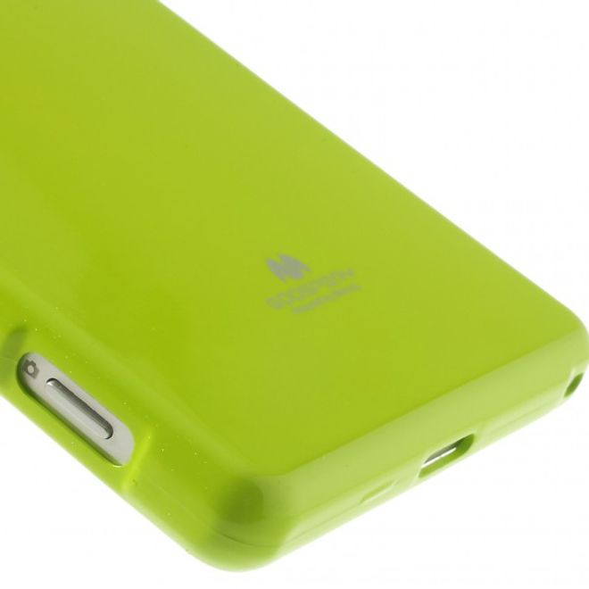 Goospery - Sony Xperia Z2 Handy Hülle - TPU Soft Case - Pearl Jelly Series - lime