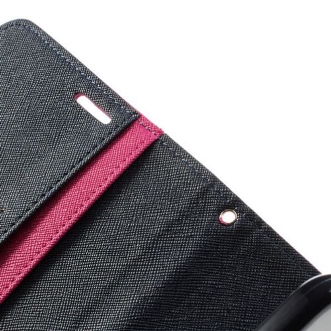 Goospery - Samsung Galaxy Tab 3 7.0 Hülle - Tablet Bookcover - Fancy Diary Series - pink/navy