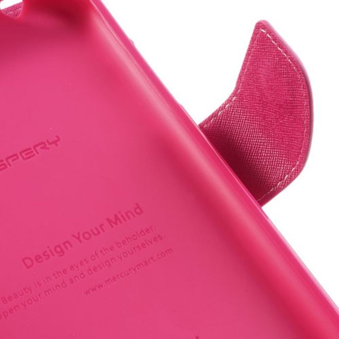 Goospery - Samsung Galaxy Tab 3 7.0 Hülle - Tablet Bookcover - Fancy Diary Series - rosa/pink