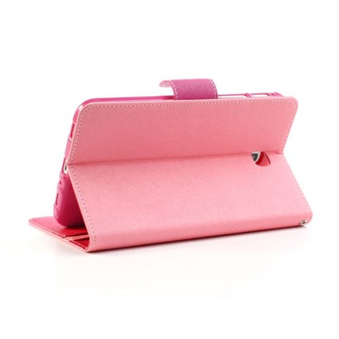Goospery - Samsung Galaxy Tab 3 7.0 Hülle - Tablet Bookcover - Fancy Diary Series - rosa/pink