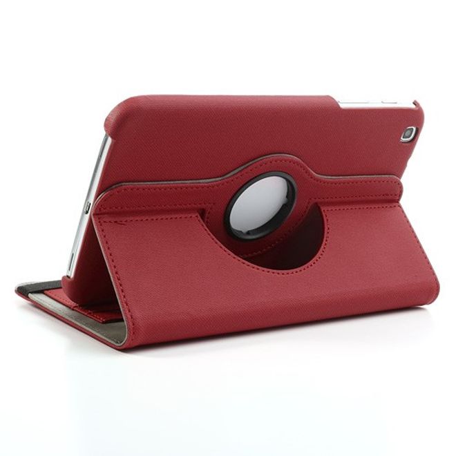 Samsung Galaxy Tab 3 8.0 Leder Case 360° rotierbar - rot