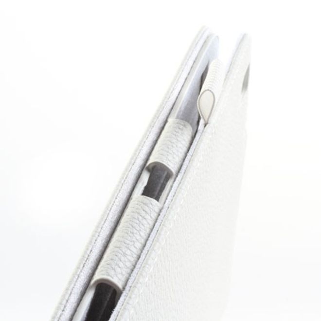 Samsung Galaxy Tab 3 8.0 Magnetisches Leder Case mit Litchimuster - weiss