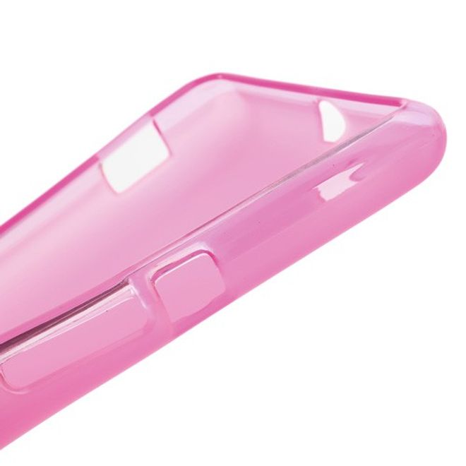 Sony Xperia M Elastisches, mattes Plastik Case - rosa