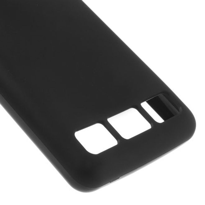 Sony Xperia E1 Elastisches, mattes Plastik Case - schwarz