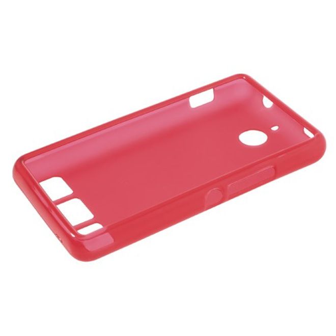 Sony Xperia E1 Elastisches, mattes Plastik Case - rot