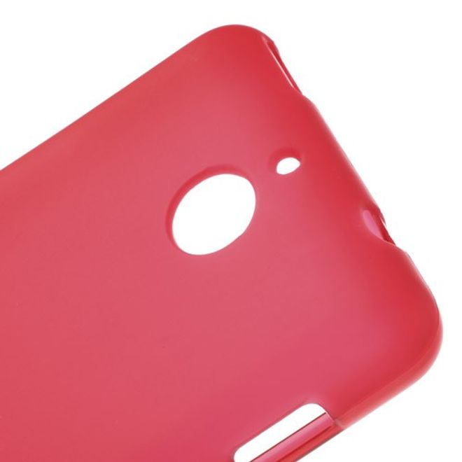 Sony Xperia E1 Elastisches, mattes Plastik Case - rot