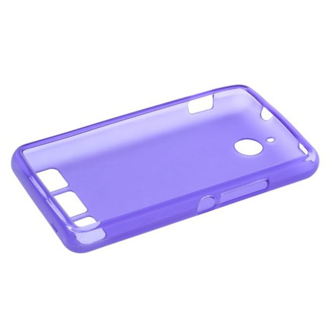 Sony Xperia E1 Elastisches, mattes Plastik Case - purpur