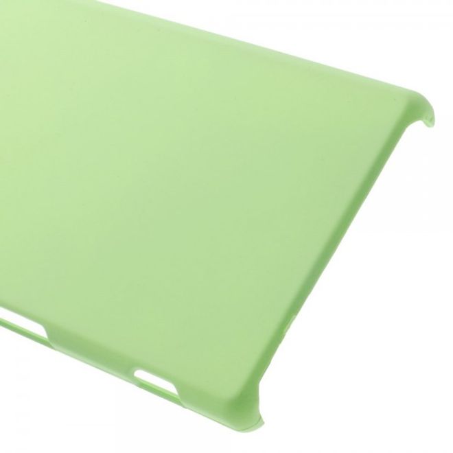 Sony Xperia M2 Gummiertes Hart Plastik Case - grün