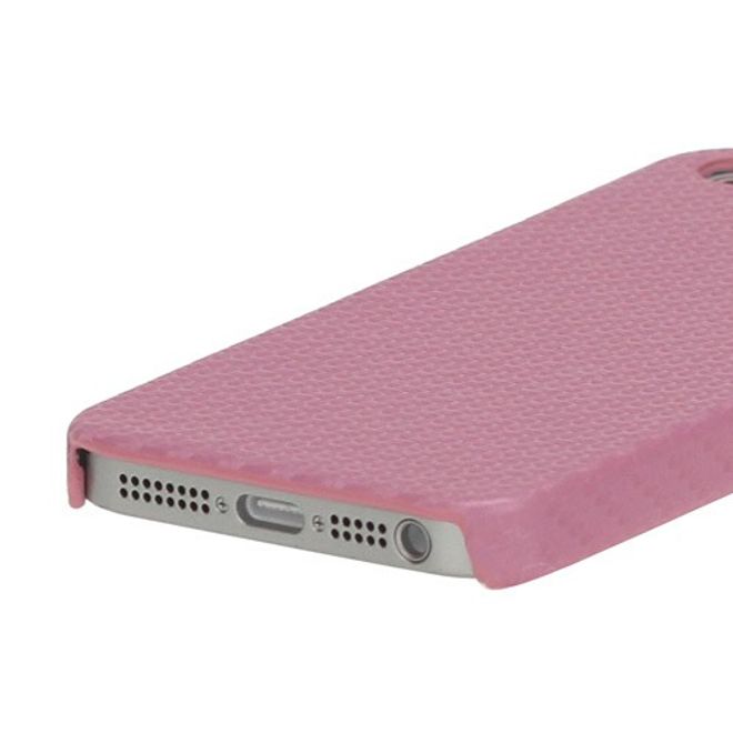 iPhone SE/5S/5 Carbon Hart Plastik Case - pink
