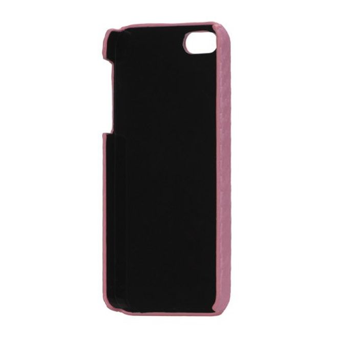 iPhone SE/5S/5 Carbon Hart Plastik Case - pink