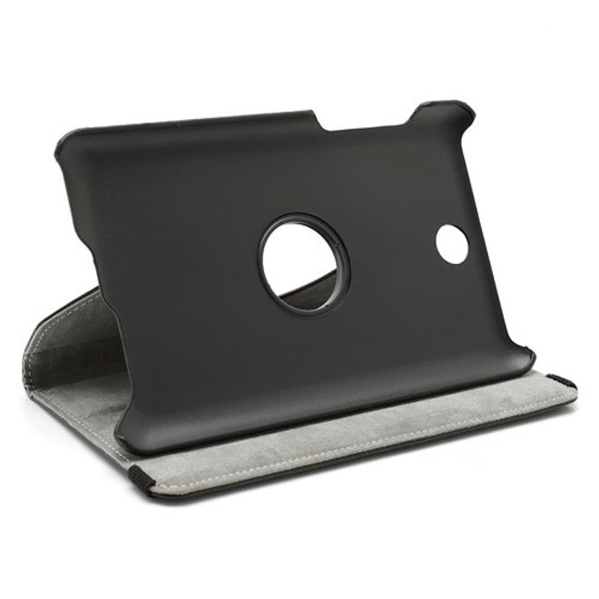 Asus Fonepad (ME371) Leder Case mit Litchimuster und Standfunktion - schwarz