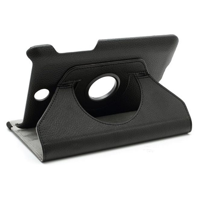 Asus Fonepad (ME371) Leder Case mit Litchimuster und Standfunktion - schwarz
