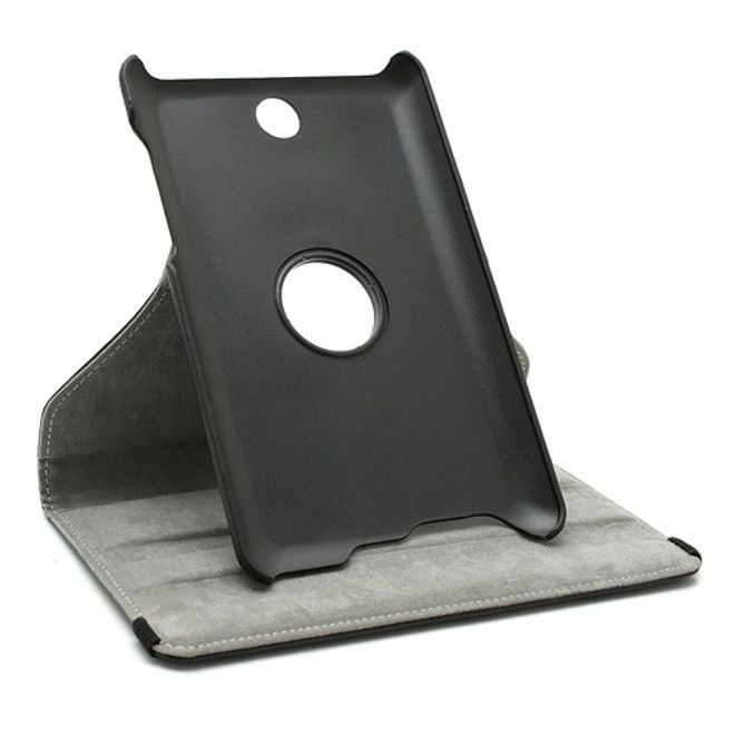 Asus Fonepad (ME371) Leder Case mit Litchimuster und Standfunktion - schwarz