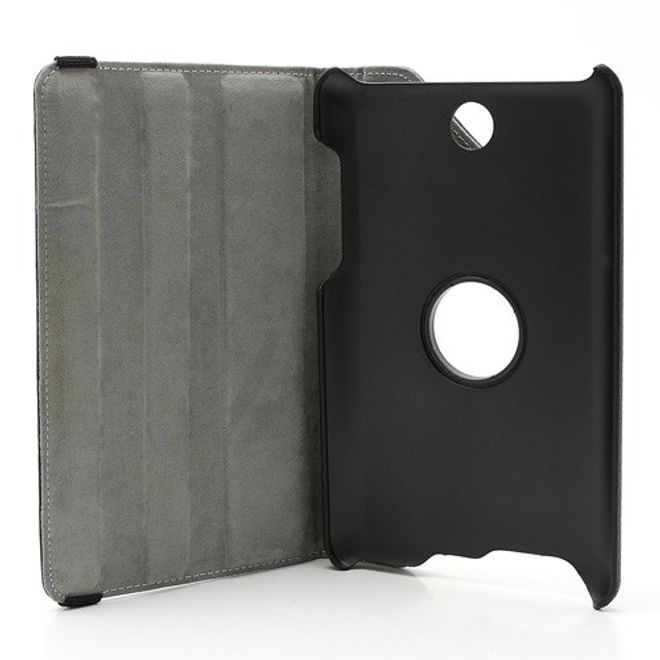 Asus Fonepad (ME371) Leder Case mit Litchimuster und Standfunktion - schwarz
