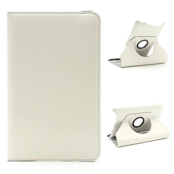 Asus Fonepad (ME371) Leder Case mit Litchimuster und Standfunktion - weiss