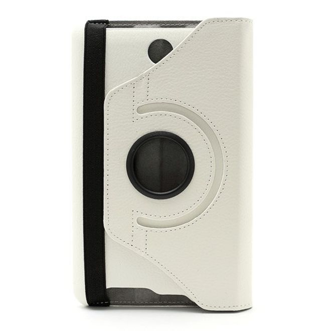Asus Fonepad (ME371) Leder Case mit Litchimuster und Standfunktion - weiss