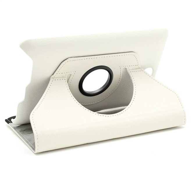 Asus Fonepad (ME371) Leder Case mit Litchimuster und Standfunktion - weiss