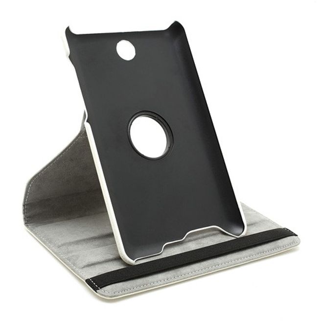 Asus Fonepad (ME371) Leder Case mit Litchimuster und Standfunktion - weiss