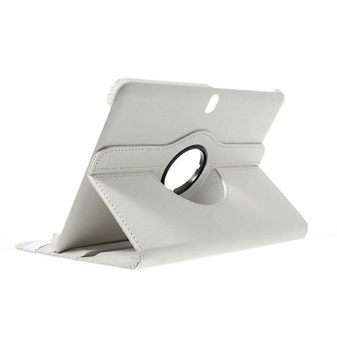 Samsung Galaxy Tab Pro 10.1 (T520/T525) Leder Case mit Litchimuster - weiss