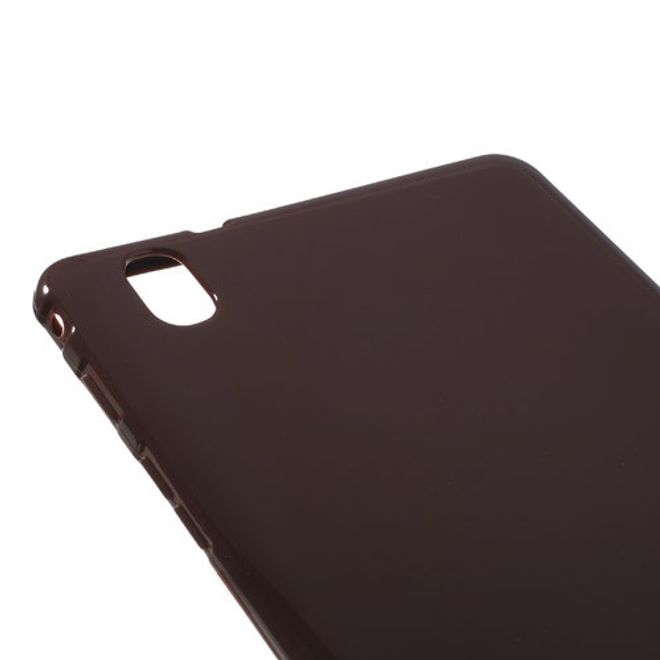 Samsung Galaxy Tab Pro 8.4 Elastisches, glänzendes Plastik Case - braun