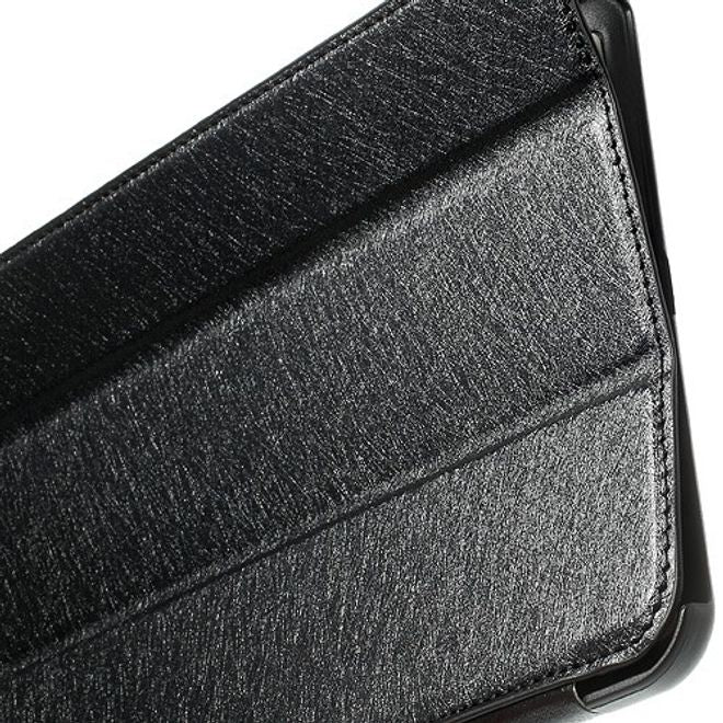 Samsung Galaxy Tab Pro 8.4 Leder Case mit seidenartiger Oberfläche - schwarz