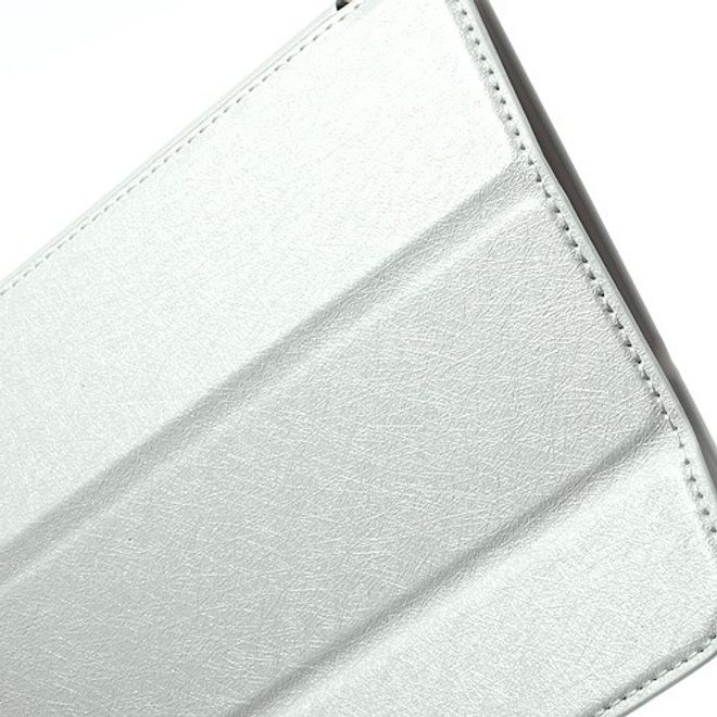 Samsung Galaxy Tab Pro 8.4 Leder Case mit seidenartiger Oberfläche - weiss