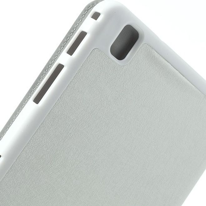 Samsung Galaxy Tab Pro 8.4 Leder Case mit seidenartiger Oberfläche - weiss