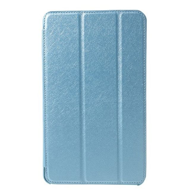 Samsung Galaxy Tab Pro 8.4 Leder Case mit seidenartiger Oberfläche - hellblau