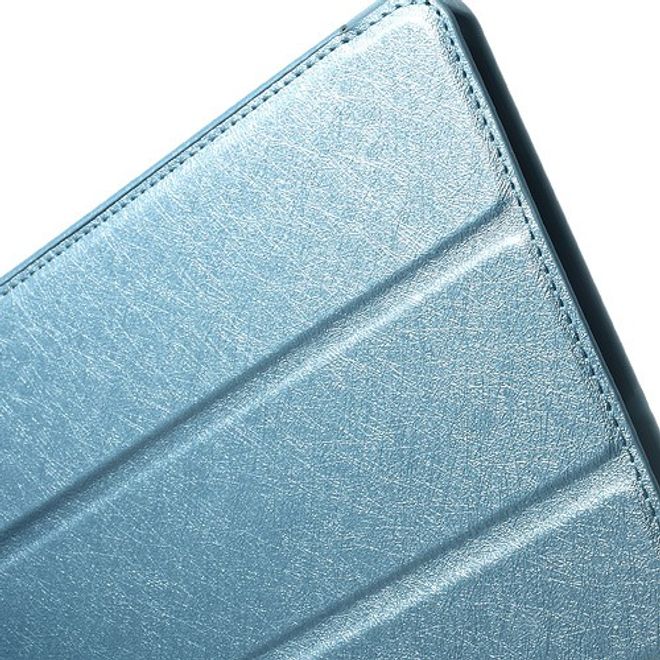 Samsung Galaxy Tab Pro 8.4 Leder Case mit seidenartiger Oberfläche - hellblau